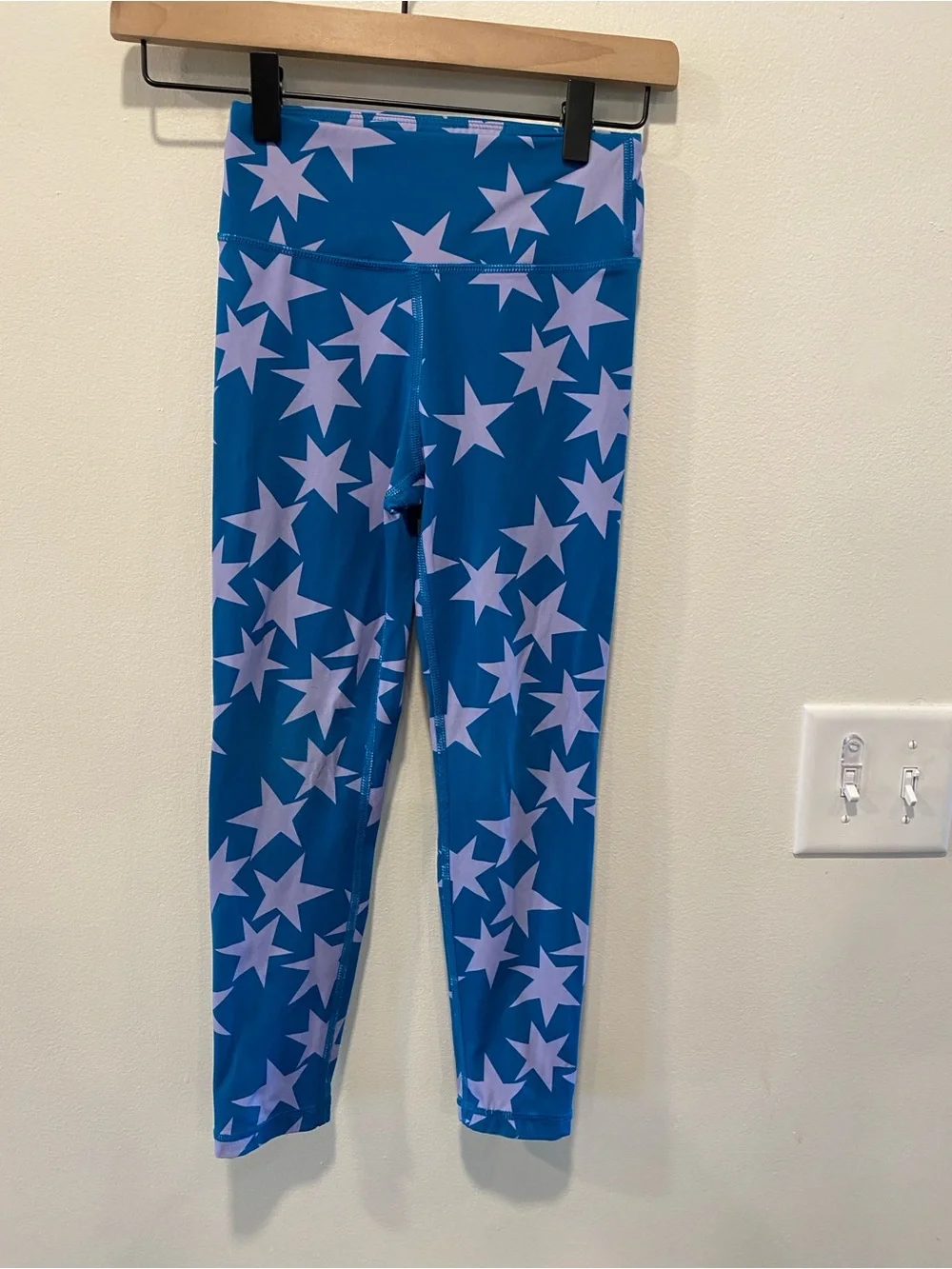 Hanna Andersson Active Print MadeToStretch Leggings in girls size 120 6-7